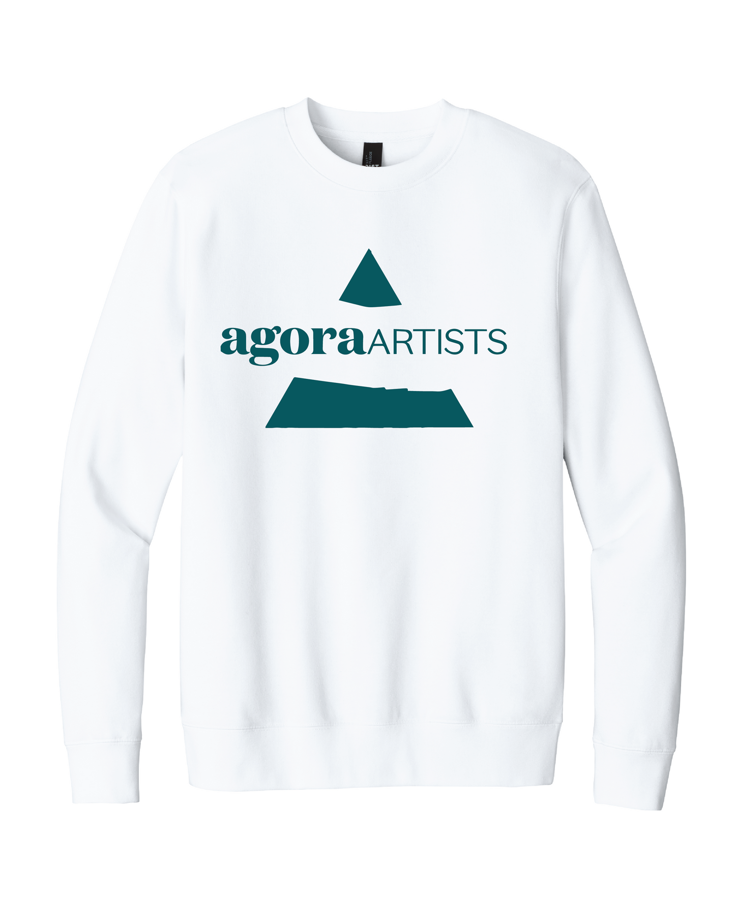 Agora Artist Logo - White Sweatshirt