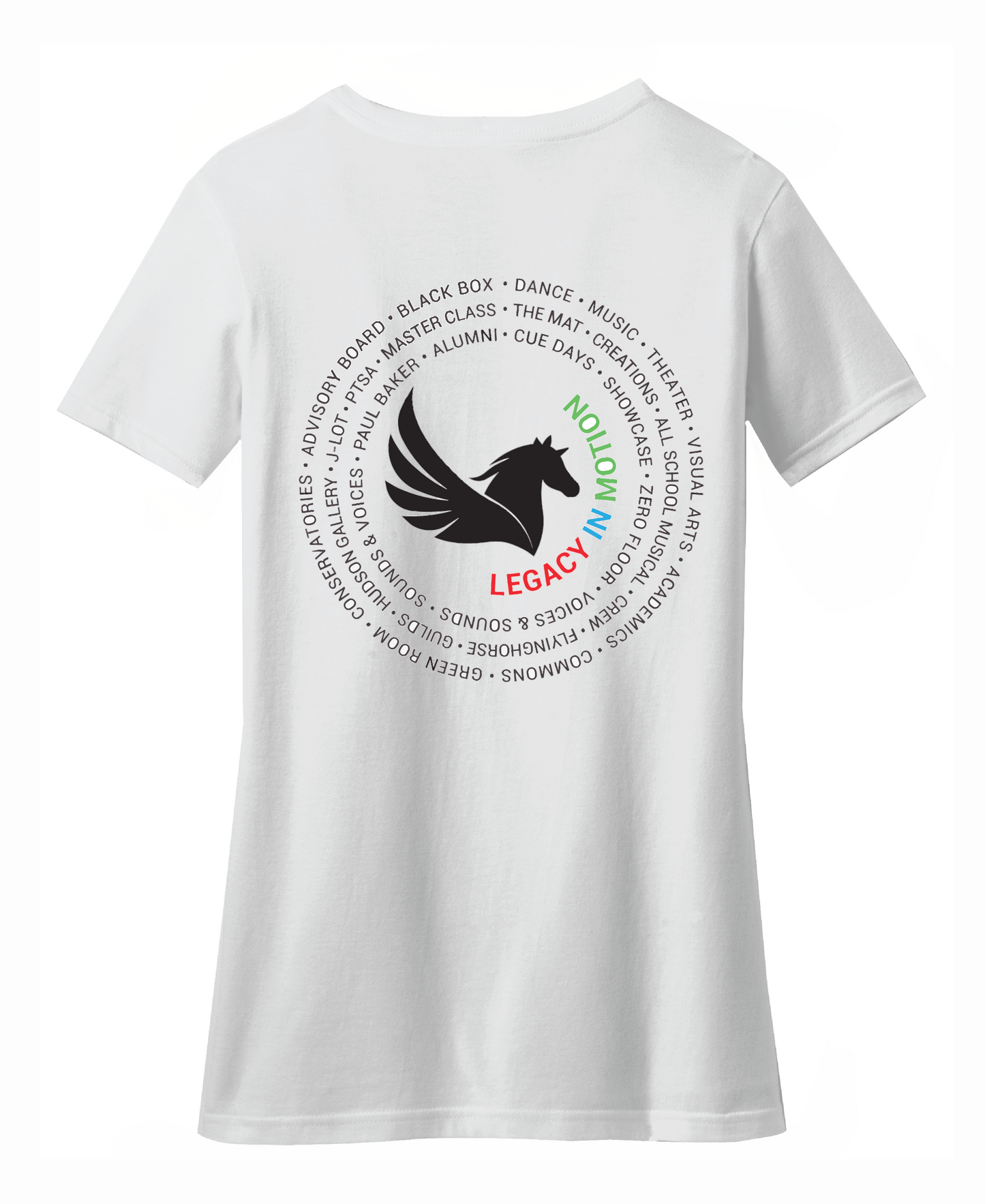 50th - Legacy In Motion - Women's V Neck - White
