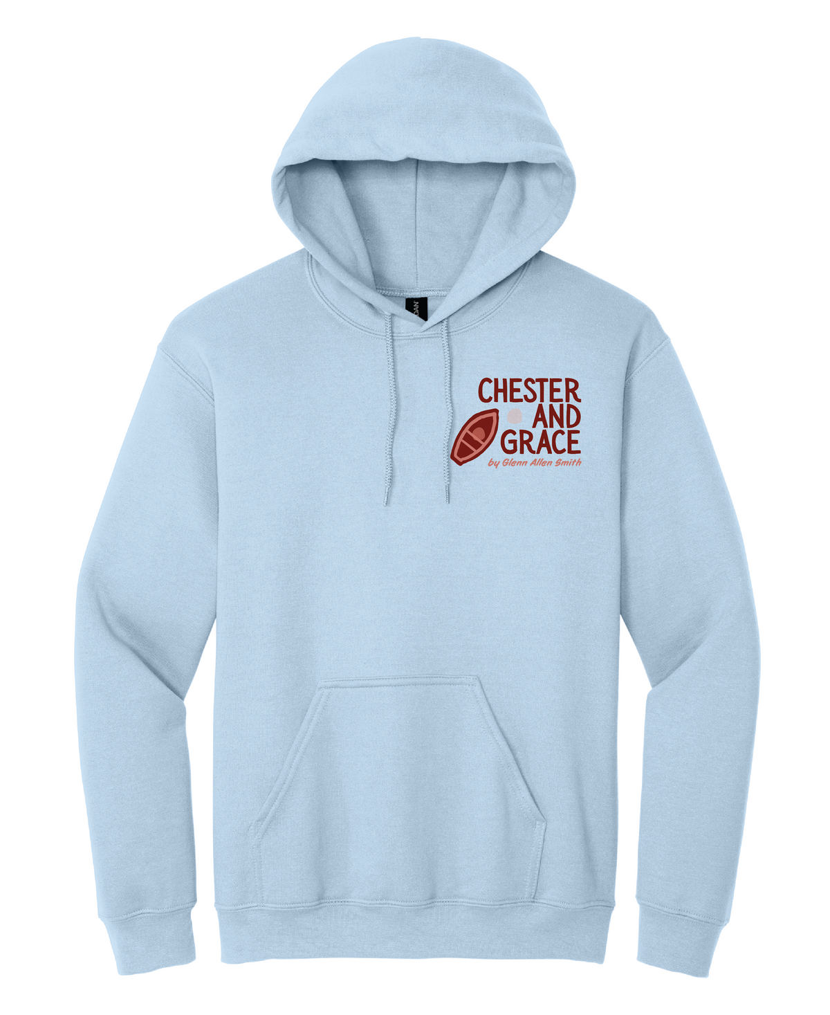 Chester and Grace - Hoodie - Light Blue