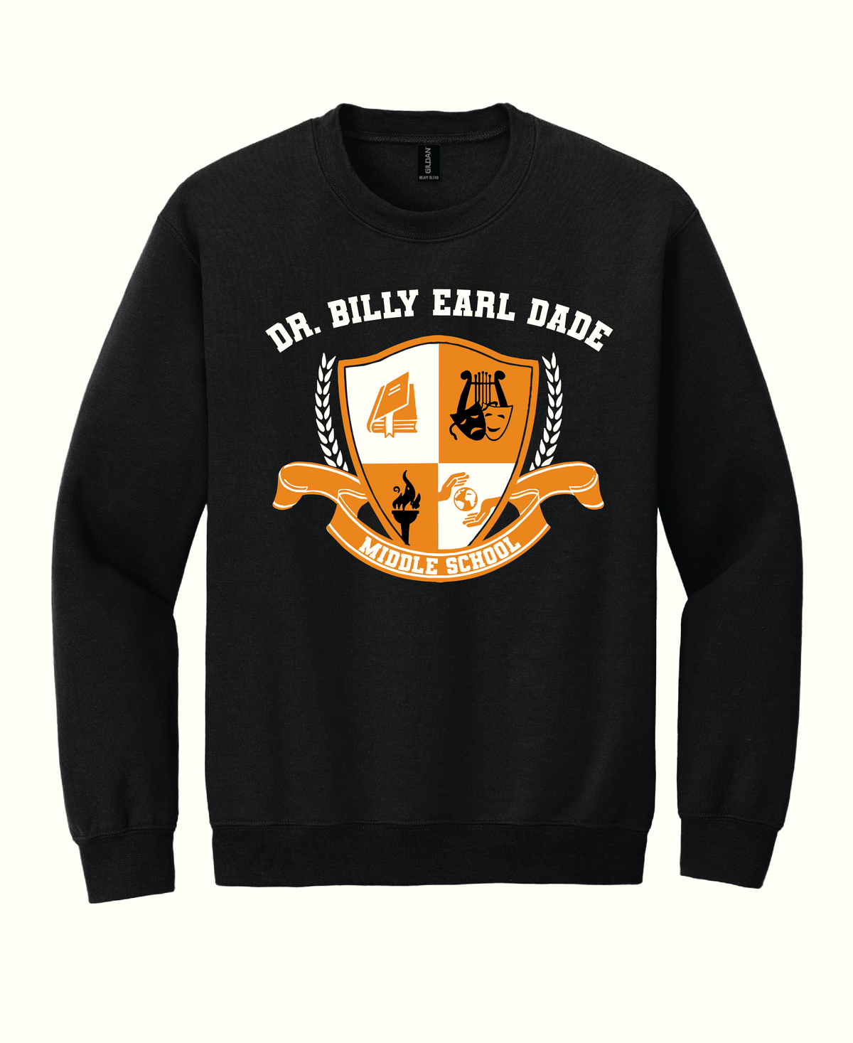 Dr. Billy Earl Dade Crest - Black - Sweatshirt