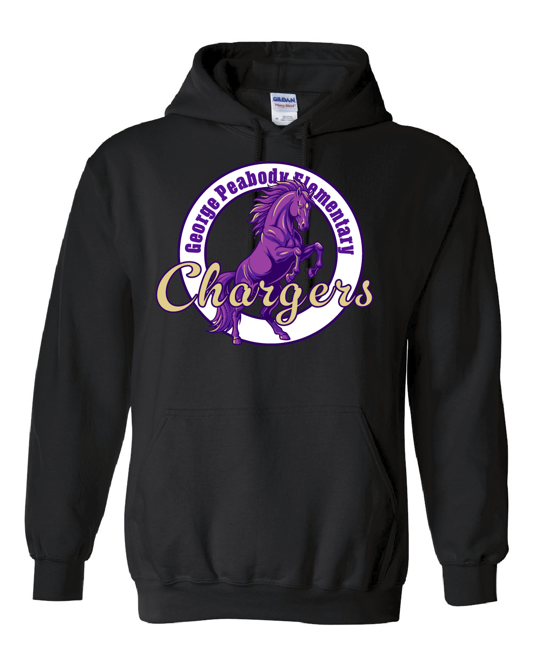 George Peabody Elementary - Black Hoodie - GPE1
