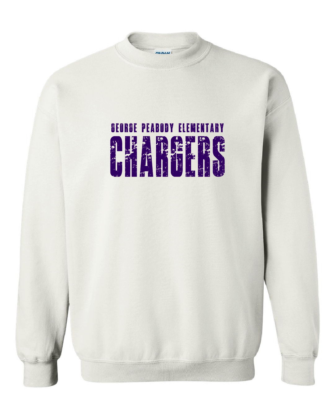 Chargers Grunge White Sweatshirt - GPE7