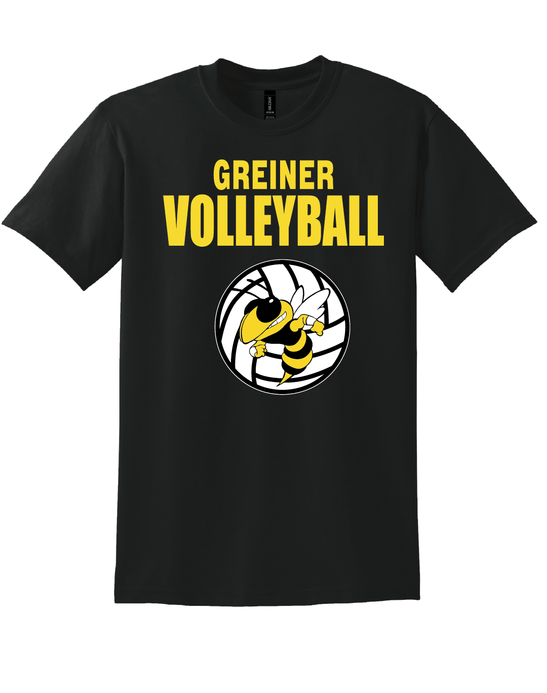 Greiner Volleyball Black T-Shirt