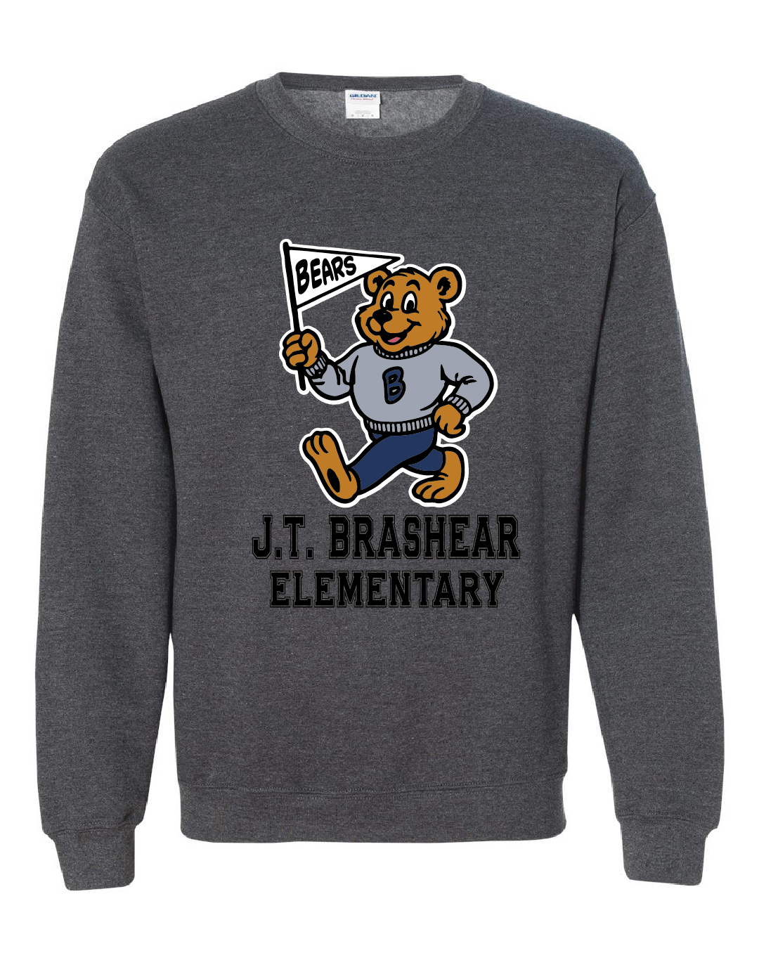 JT Brashear Bears Sweatshirt Dark Heather