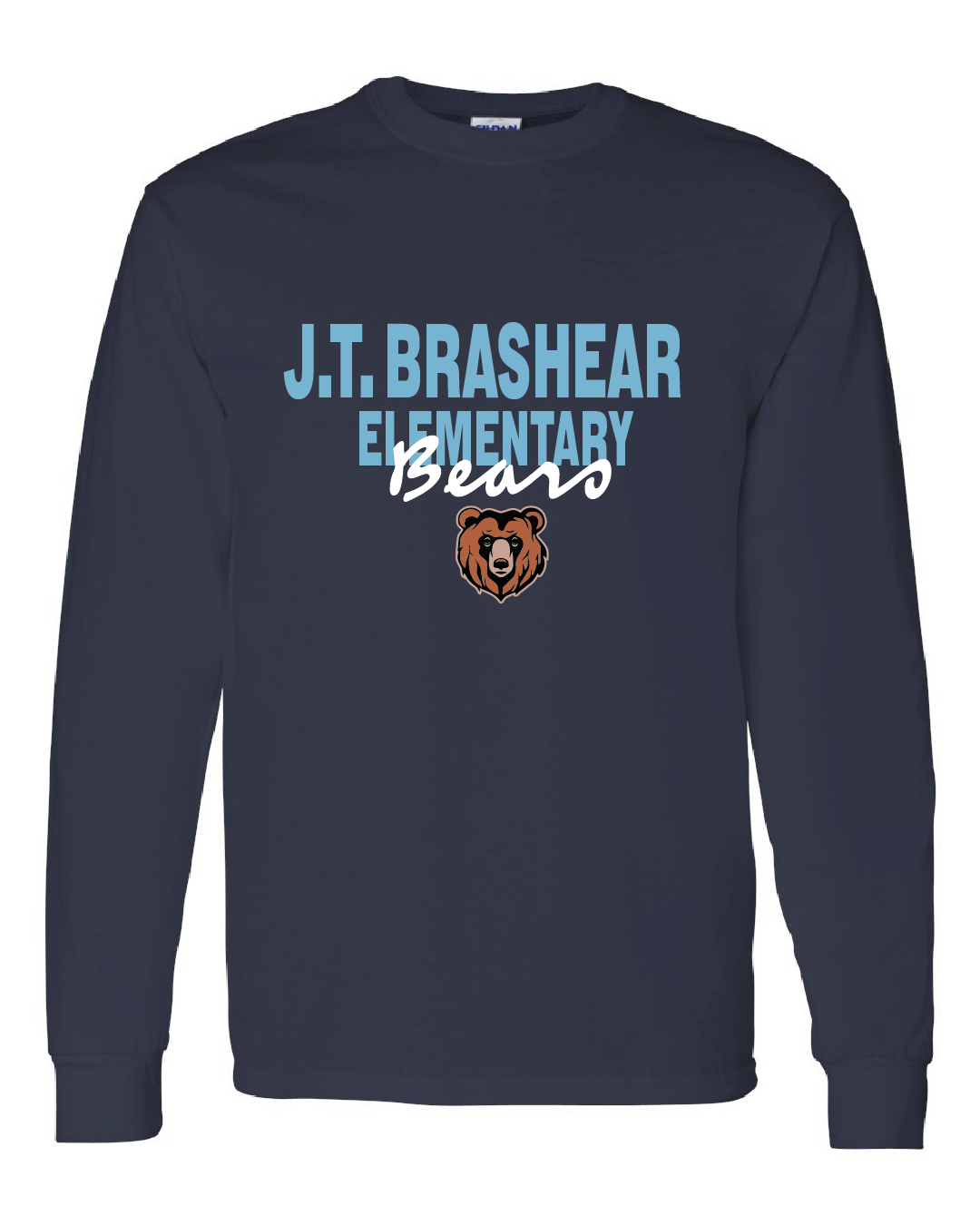 Script Bears Longsleeve Navy