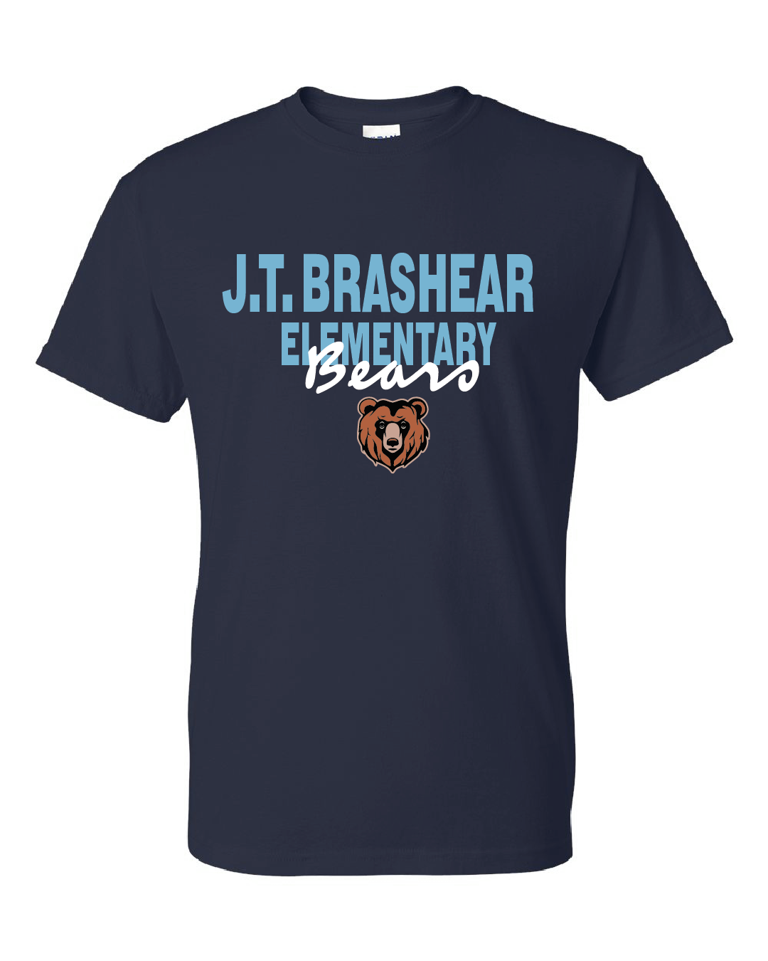 Script Bears T-shirt Navy