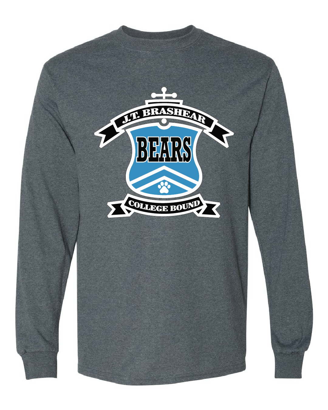 JT Brashear Crest Longsleeve Dark Heather