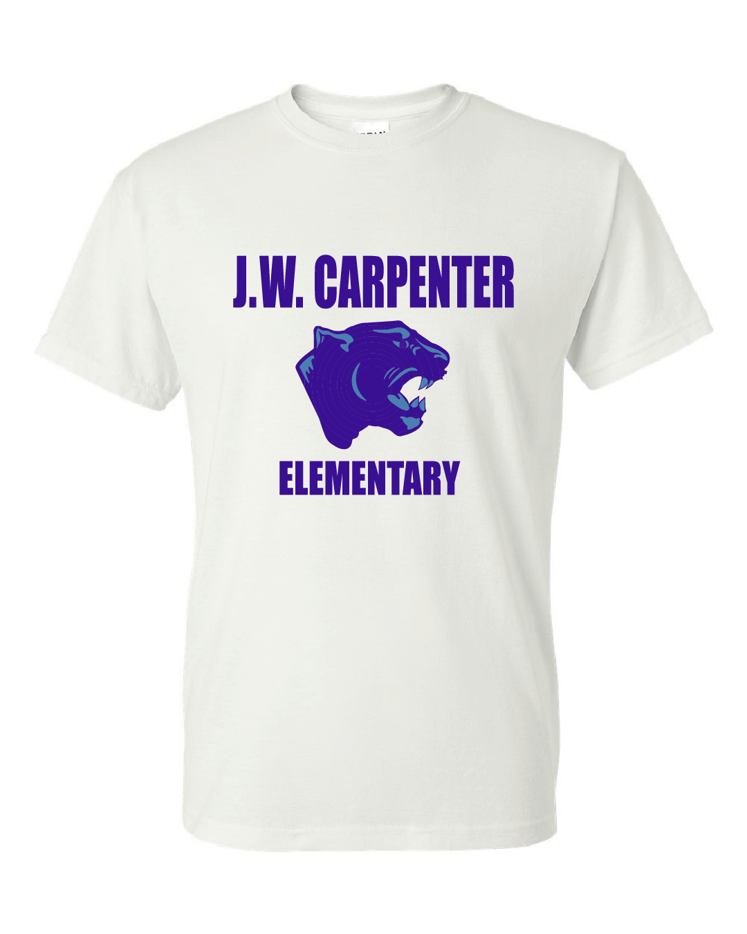 JW Carpenter Elementary - T-shirt - White