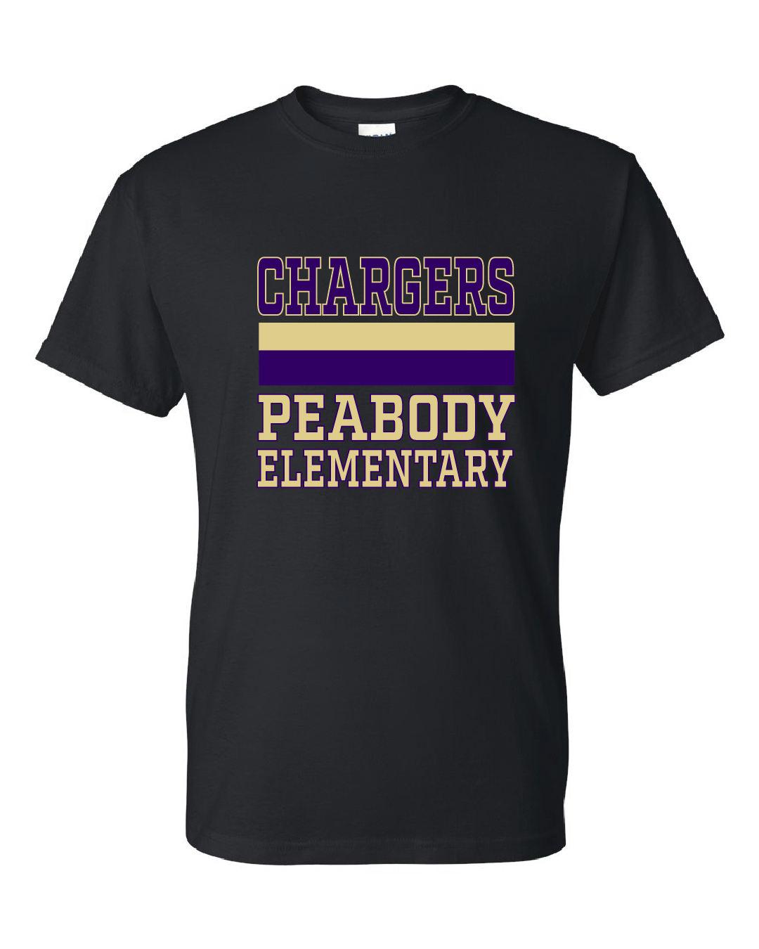Charger Peabody - Black T-shirt - GPE2