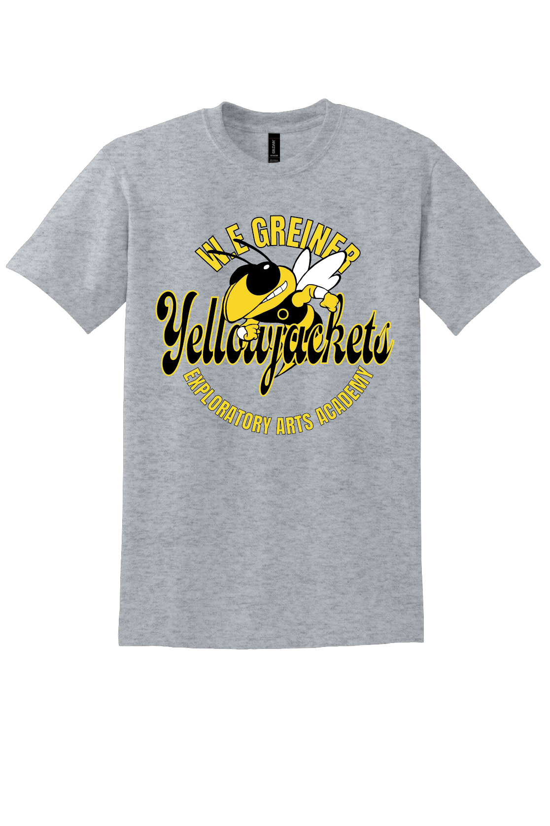 WE Greiner Yellowjackets Grey T-Shirt