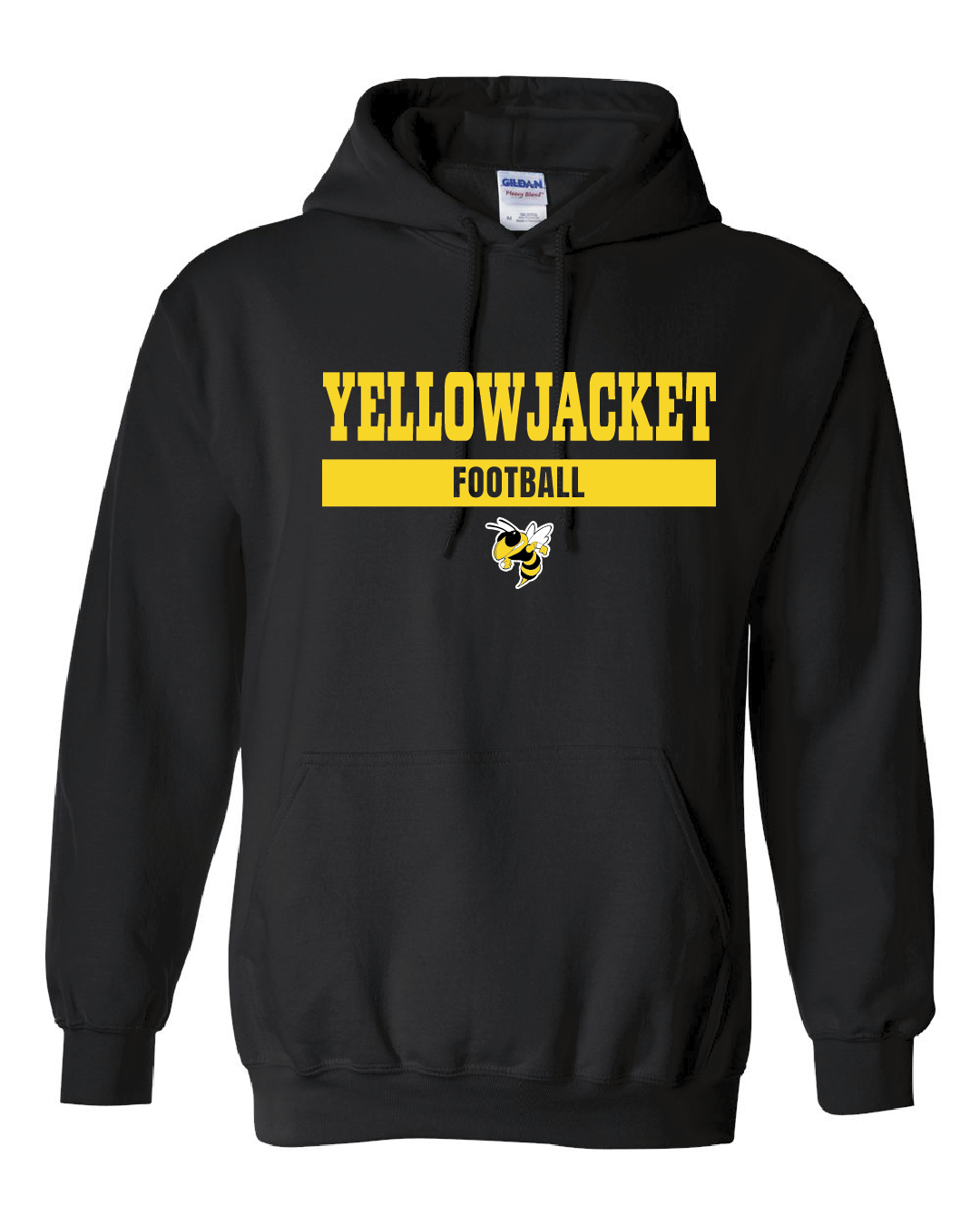 Yellowjackets Football Black Hoodie