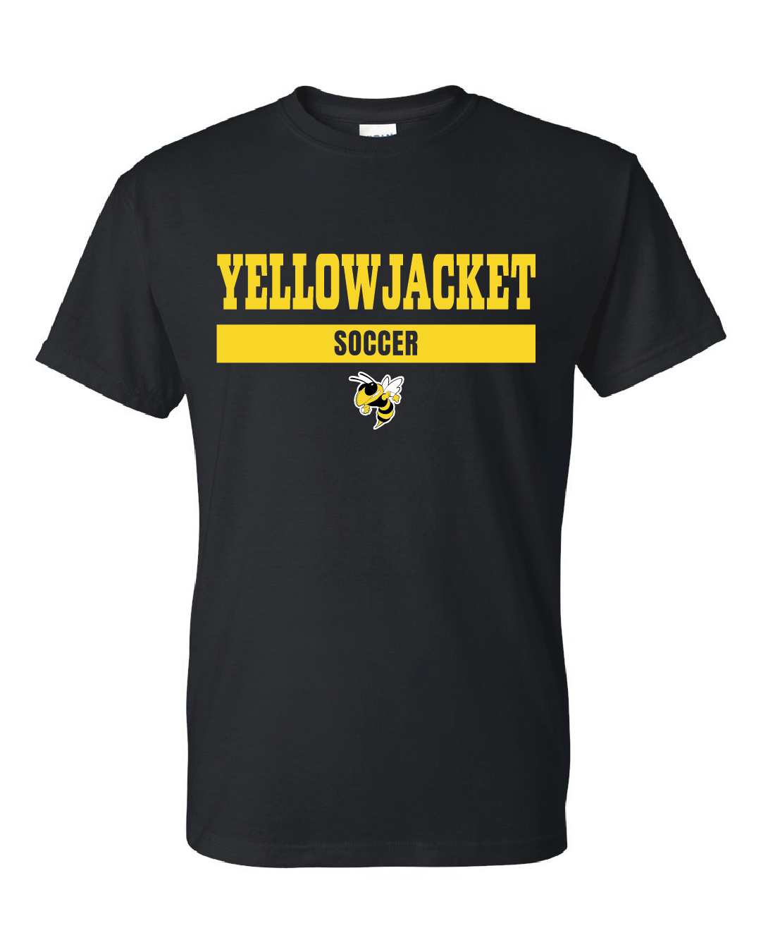Yellowjackets Soccer - T-Shirt Black