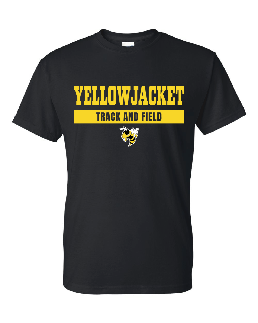 Yellowjackets Track and Field - T-Shirt Black