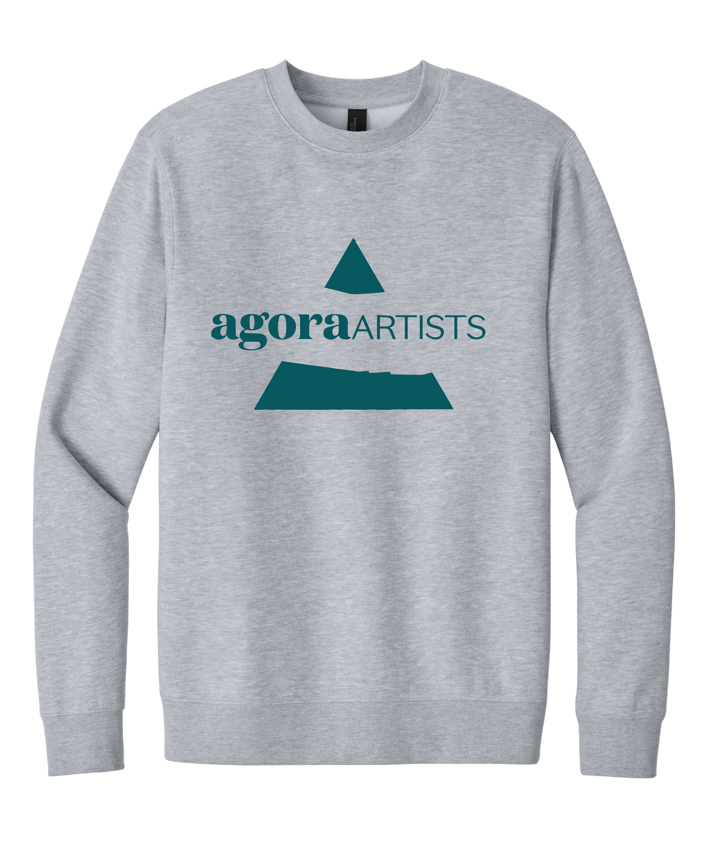 Agora Artist Logo - Heather Grey Sweatshirt