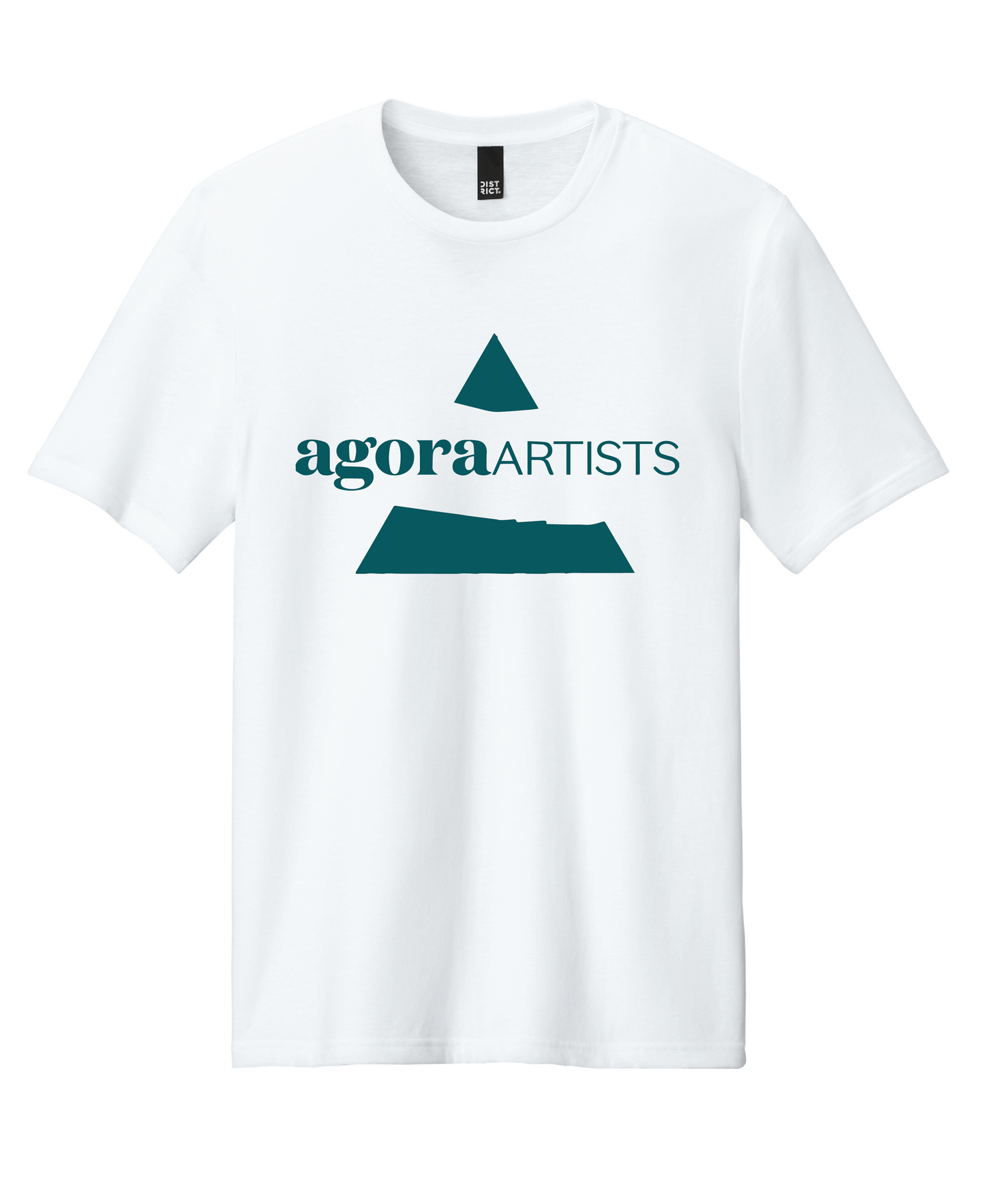Agora Artist Logo - White T-shirt