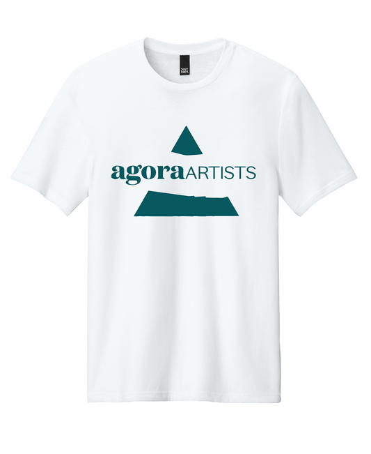 Agora Artist Logo - White T-shirt