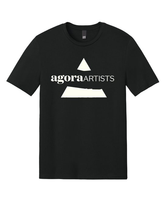 Agora Artist Logo - Black T-Shirt