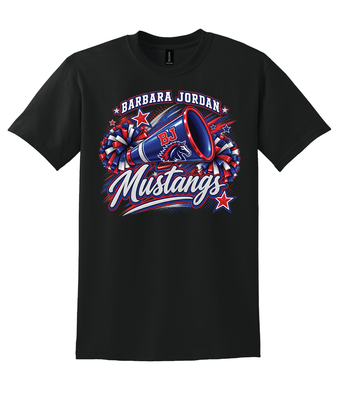 Jordan Elementary Cheer - T-shirt  Black