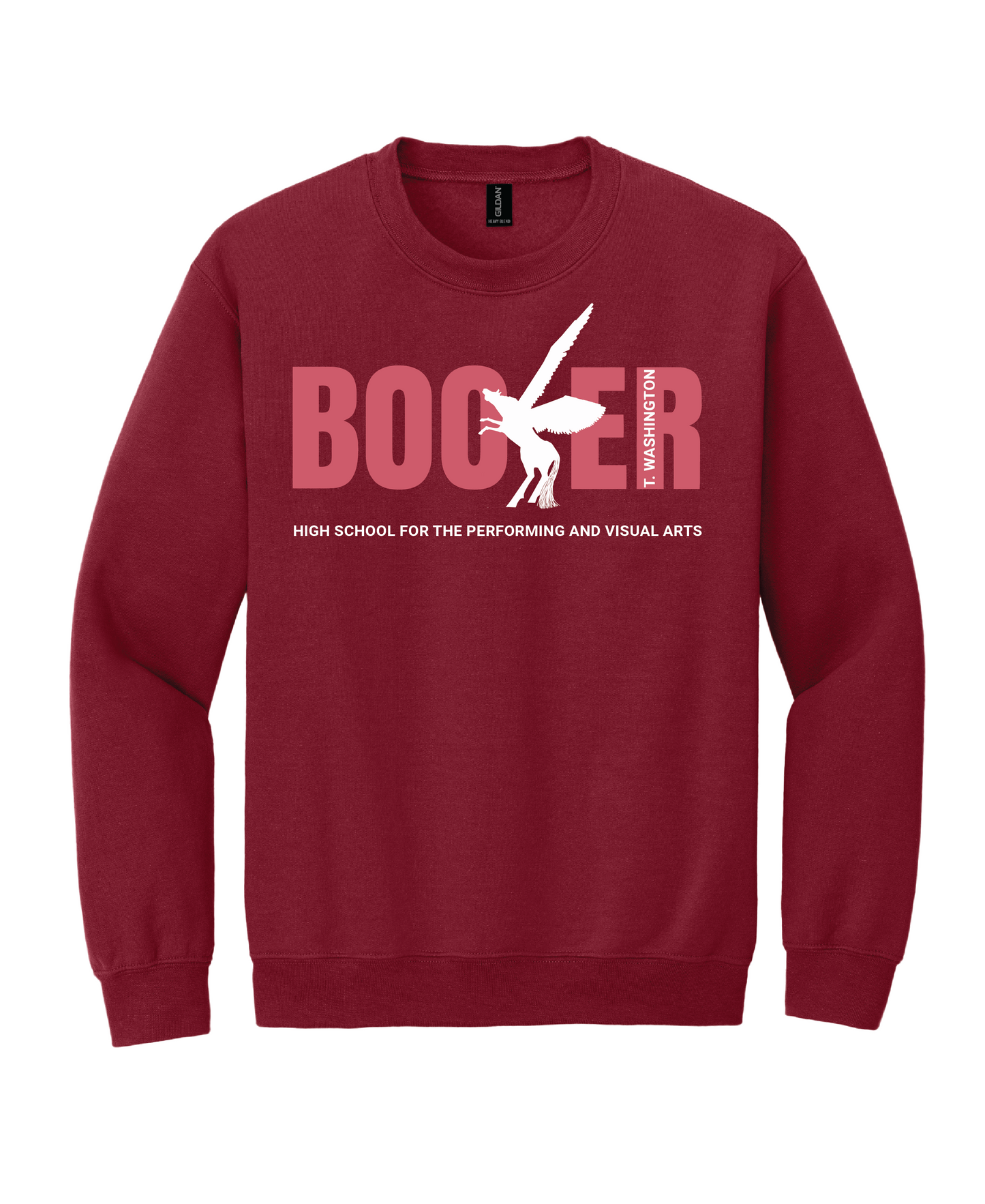 Booker T Pegasus - Sweatshirt - Cardinal