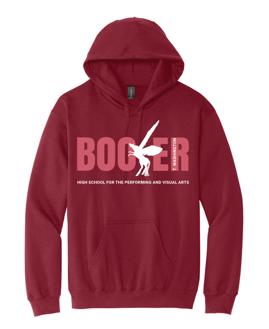 Booker T Pegasus Hoodie - Cardinal