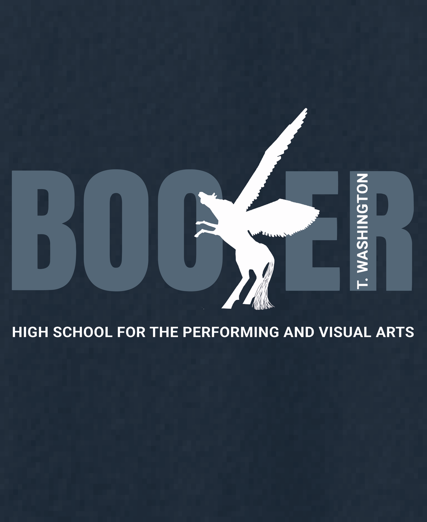 Booker T Pegasus Hoodie - Navy