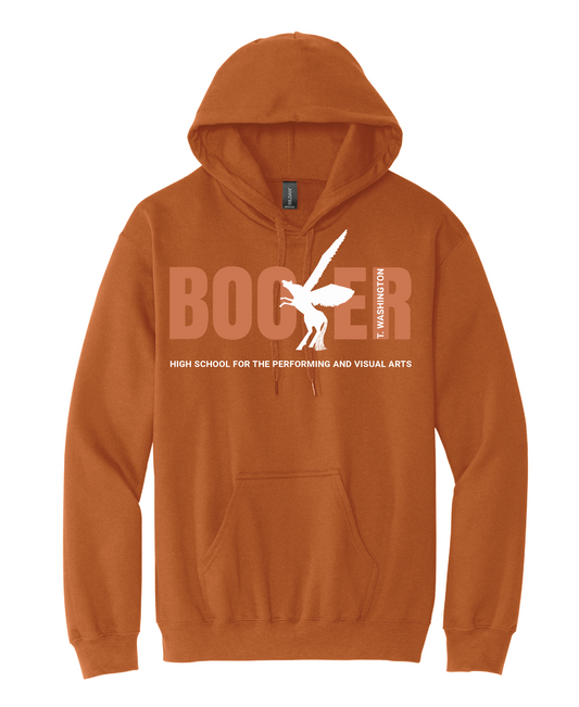 Booker T Pegasus Hoodie - Burnt Orange