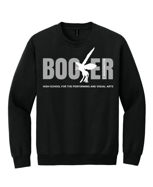 Booker T Pegasus - Mono Black - Sweatshirt