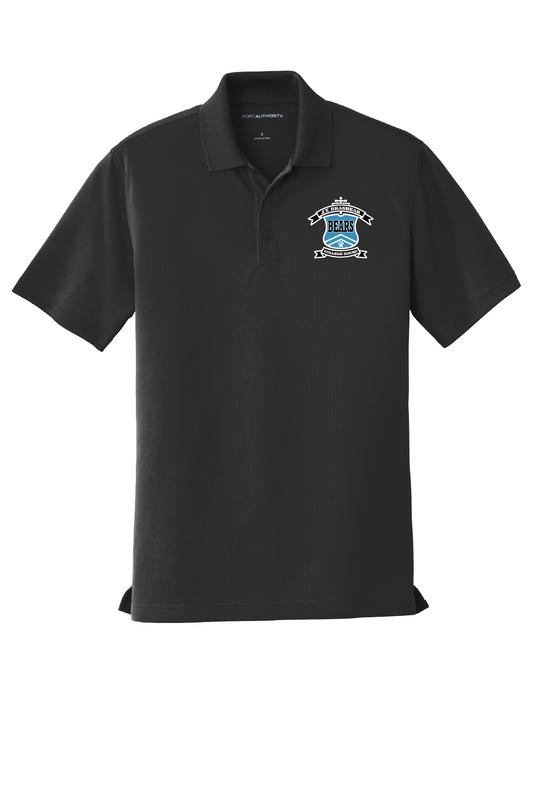 JT Brashear Crest  - Dry Zone Polo - Black