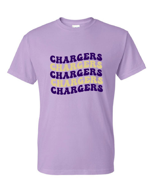 Groovy Chargers Orchid T-shirt - GPE3