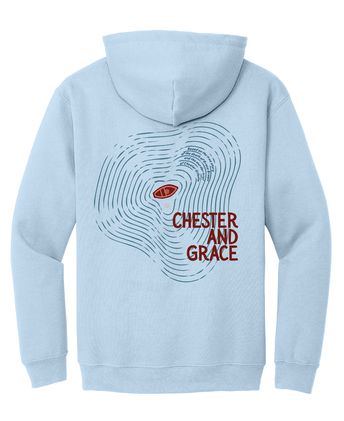 Chester and Grace - Hoodie - Light Blue