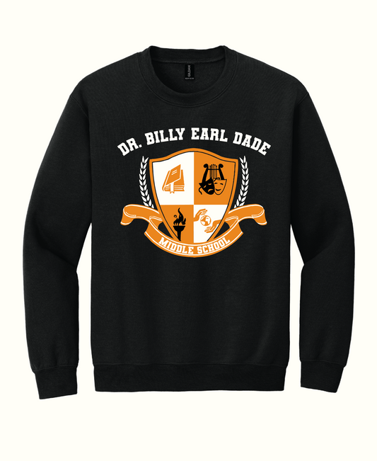 Dr. Billy Earl Dade Crest - Black - Sweatshirt