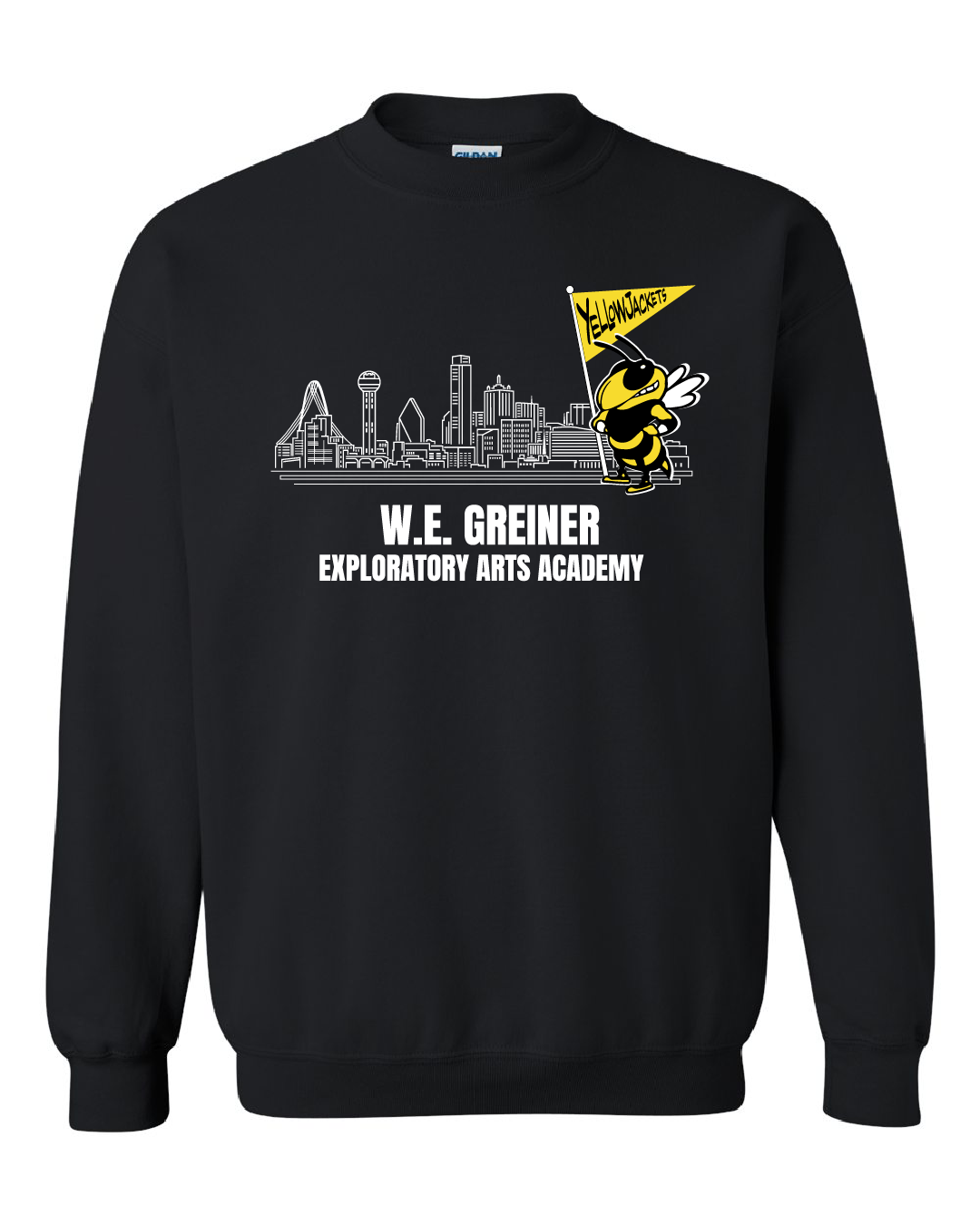 Dallas Skyline Yellowjackets Sweatshirt Black