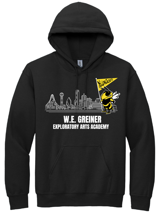 Dallas Skyline Yellowjackets Hoodie Black