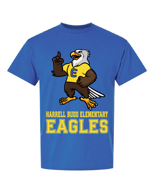 Eagles Mascot - HBE T-shirt - Royal Blue