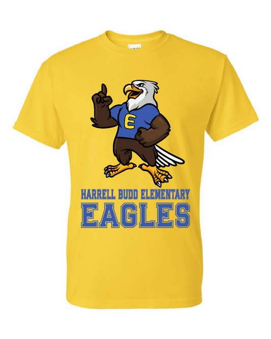 Eagles Mascot - HBE T-shirt - Yellow