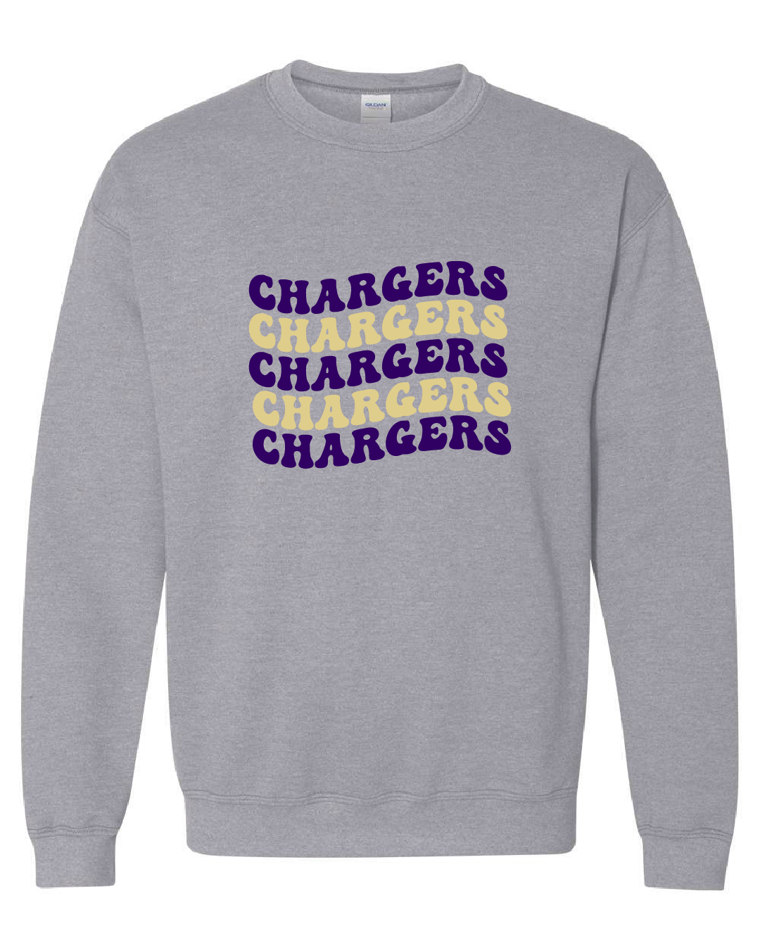 Groovy Chargers Sport Grey  Sweatshirt - GPE3