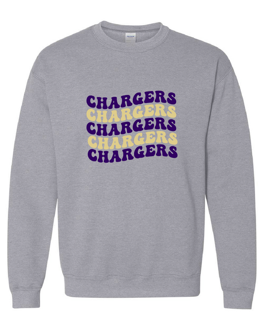 Groovy Chargers Sport Grey  Sweatshirt - GPE3