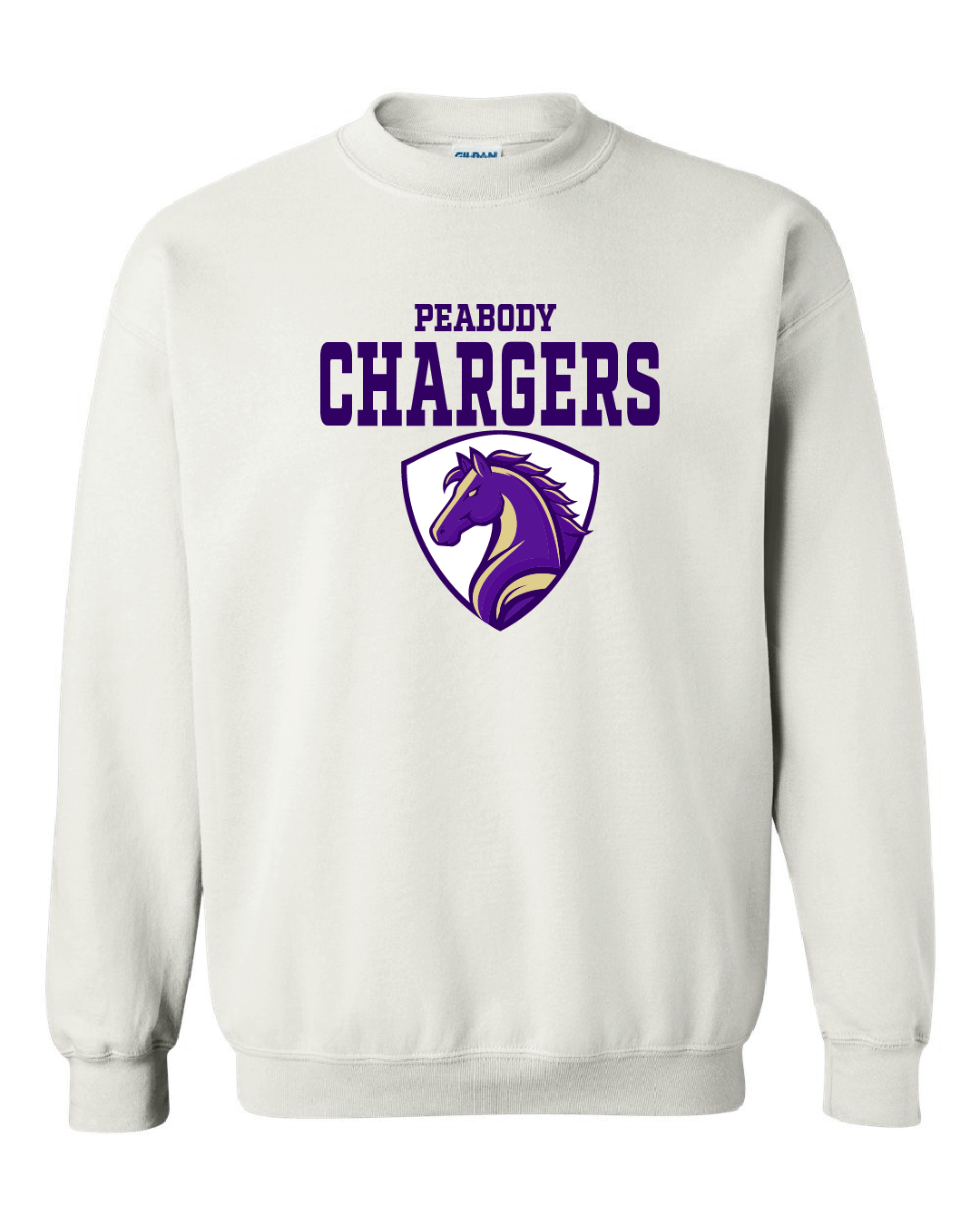 Peabody Crest White Sweatshirt - GPE5