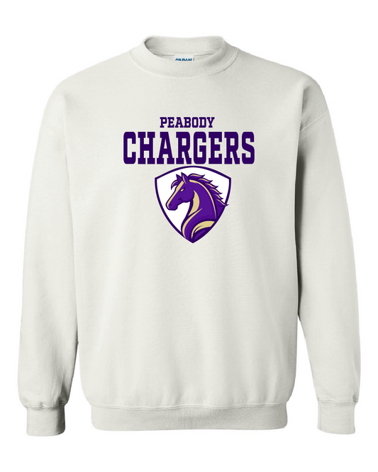 Peabody Crest White Sweatshirt - GPE5