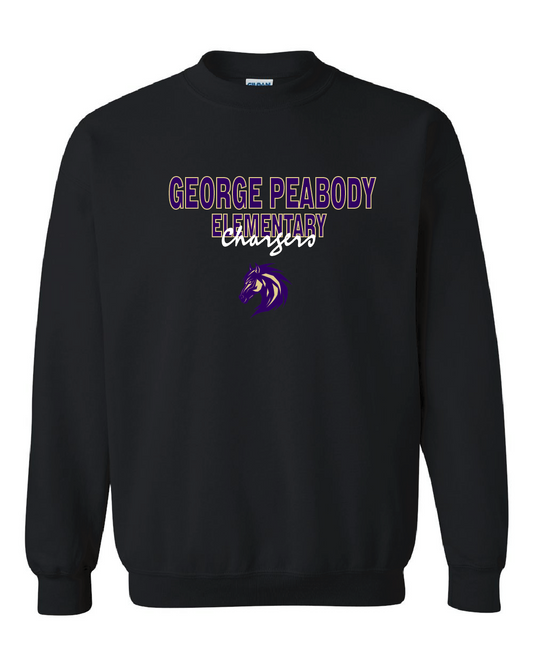 George Peabody Chargers Scrip Black Sweatshirt  - GPE6