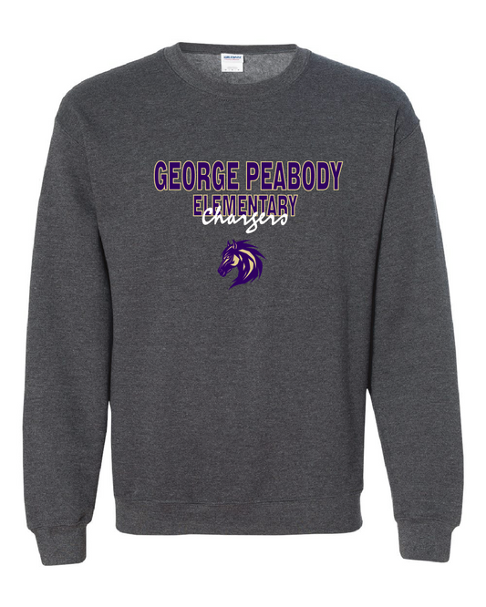 George Peabody Chargers Scrip Dark Heather Sweatshirt  - GPE6