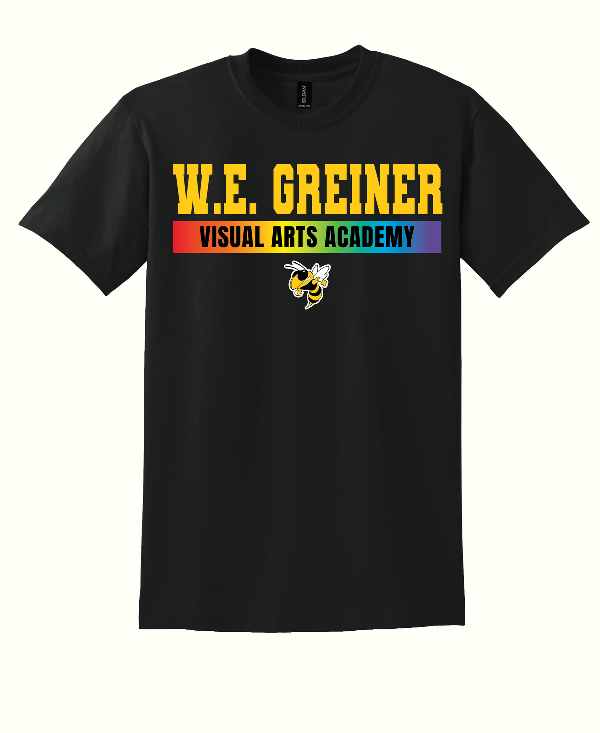 Greiner Visual Art Block - T-shirt - Black
