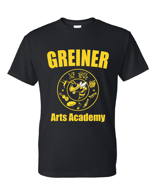 Greiner Arts Academy  T-Shirt Black