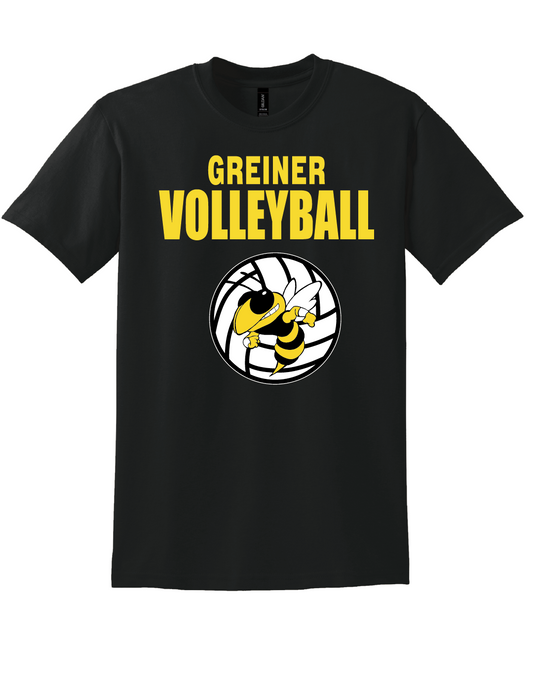 Greiner Volleyball Black T-Shirt