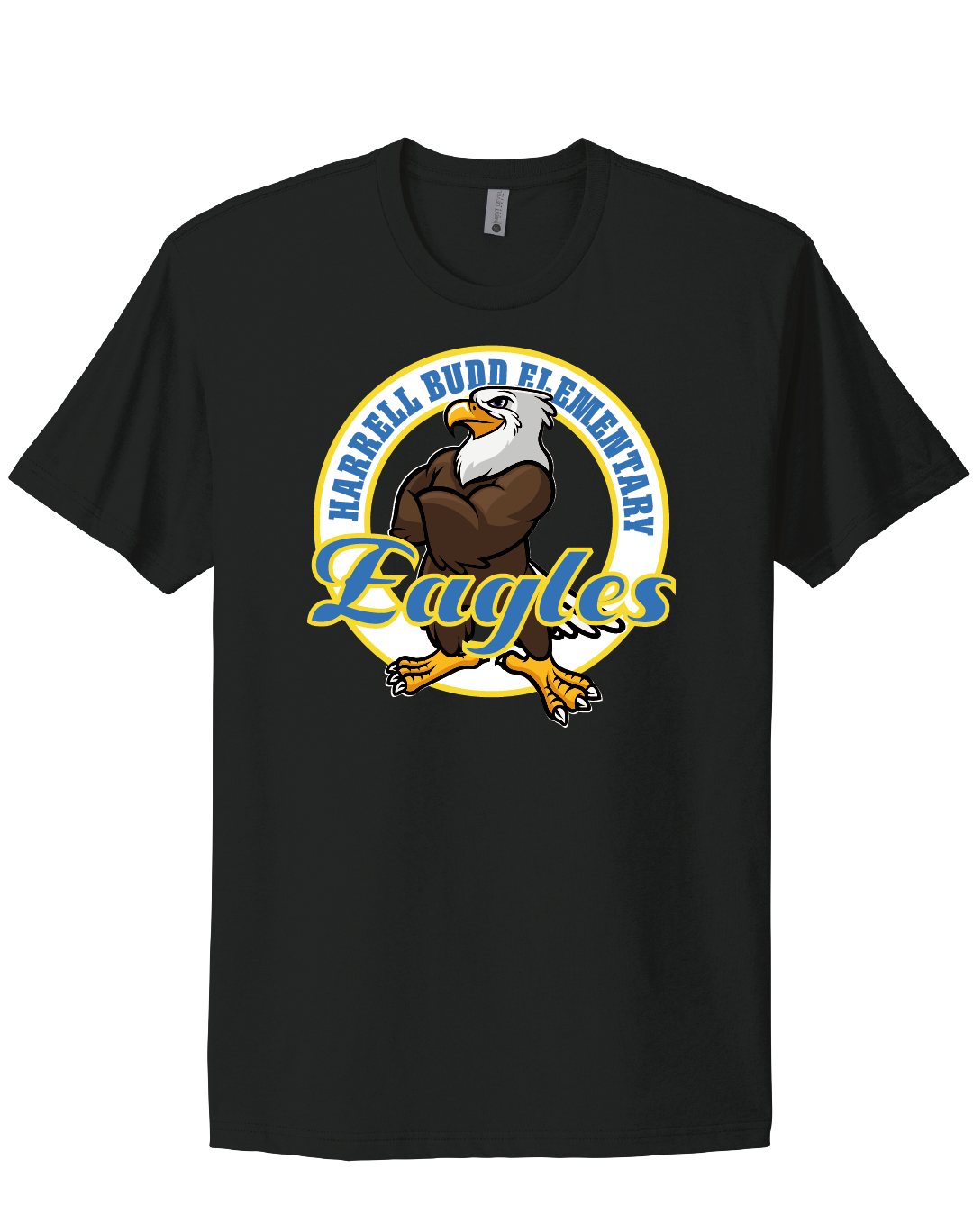Harrell Budd Elementary Eagles T-shirt - Black