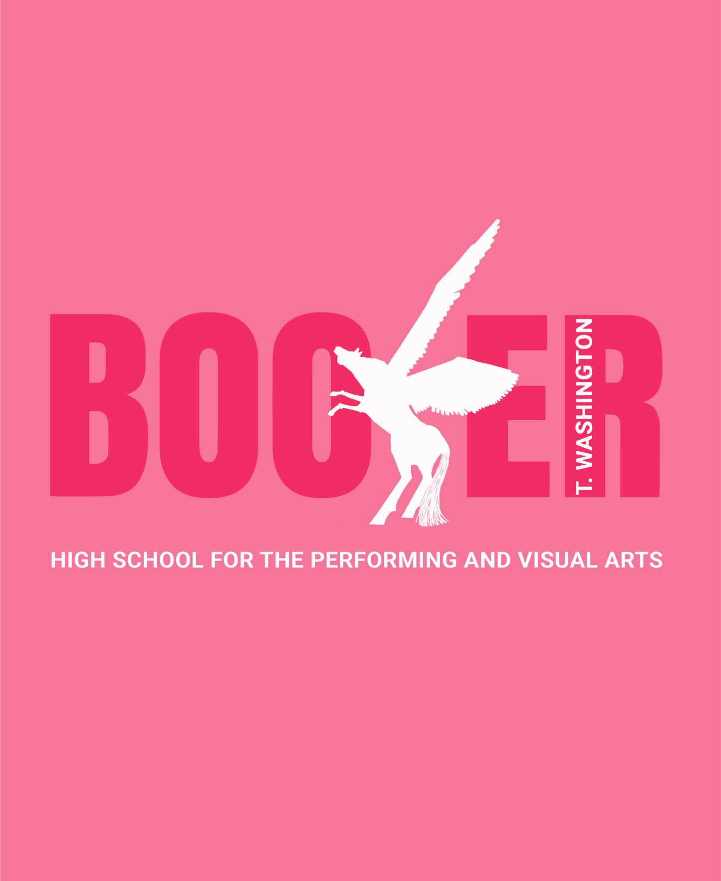 Booker T Pegasus - Mono - Neon Pink
