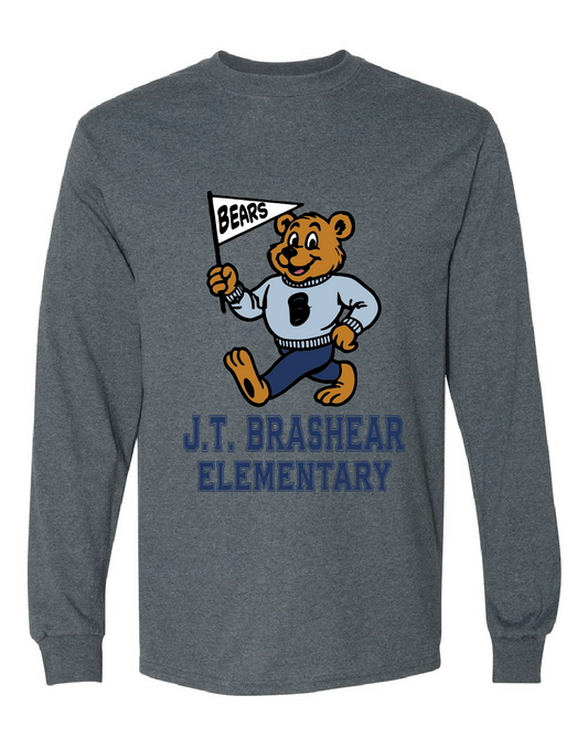 JT Brashear Bears Longsleeve Dark Heather
