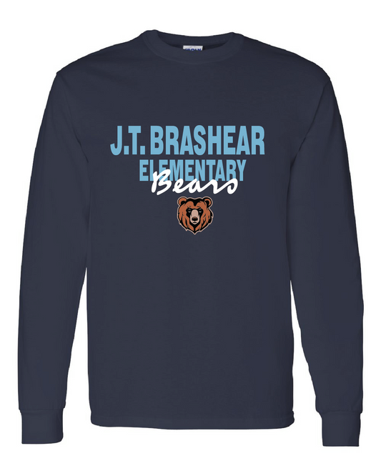 Script Bears Longsleeve Navy