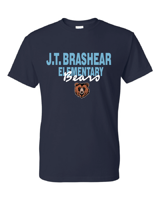 Script Bears T-shirt Navy
