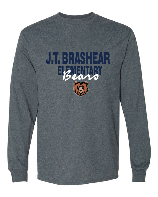 Scrips Bear Longsleeve Dark Heather